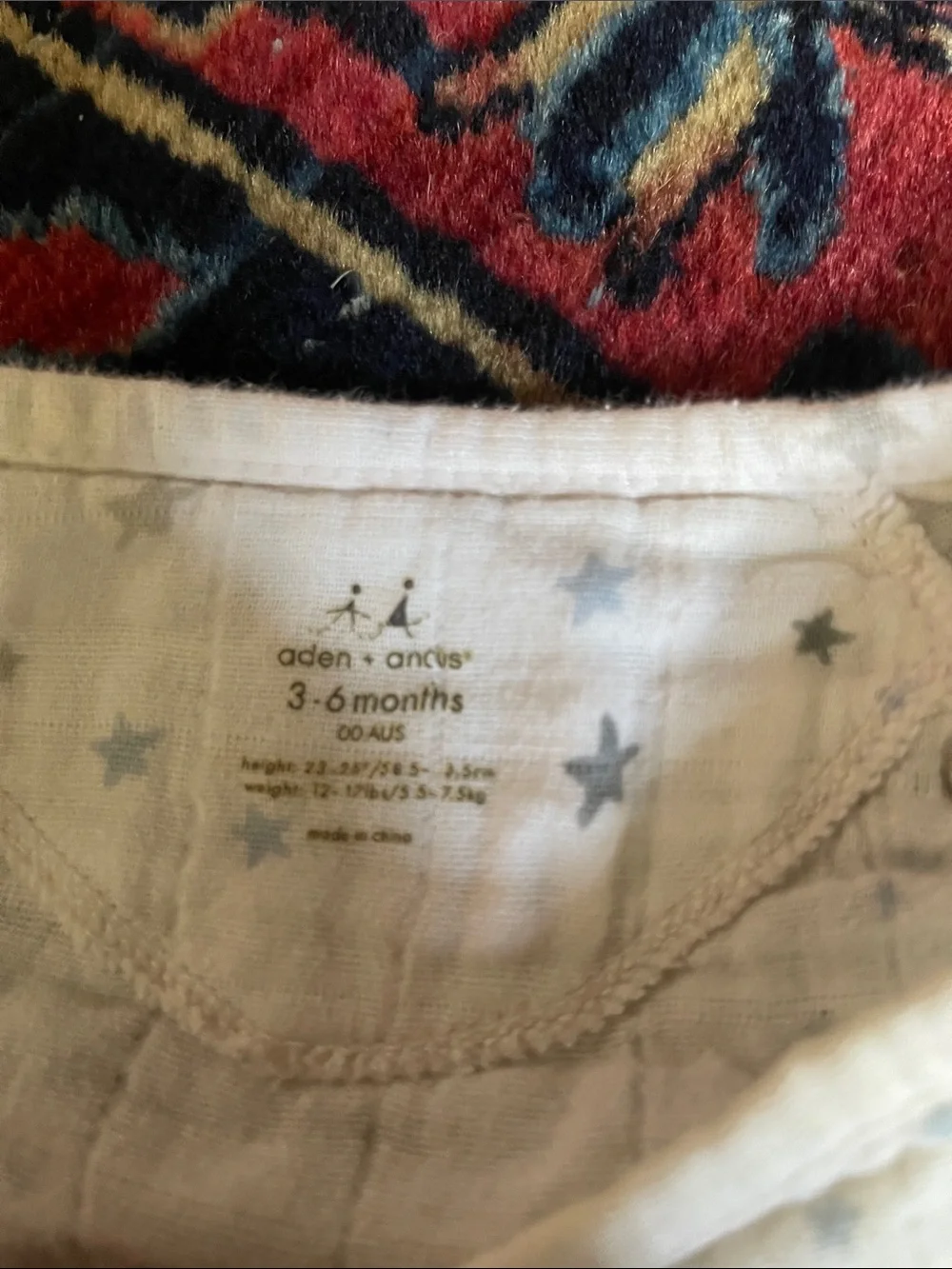Aden + Anais kimono style onesie